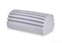 2× SPONGE POP | chytrá drážkovaná houbička | perfektně stírá & nevíří prach, extra savá | šedá