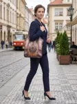 CITYBAG | DIGITÁLNÍ POTISK| kompaktní nákupní taška | skládací, pratelná & opakovaně použitelná | OBSIDIAN BLACK