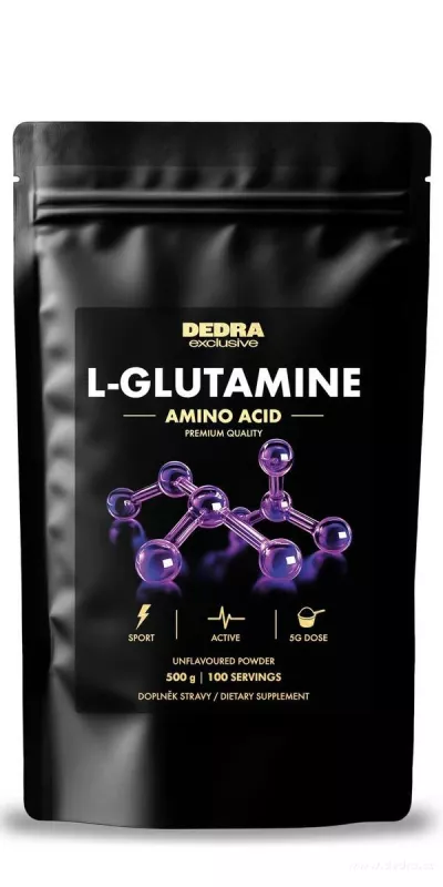 L-GLUTAMIN | prášek | aminokyseliny | doplněk stravy | 500 g