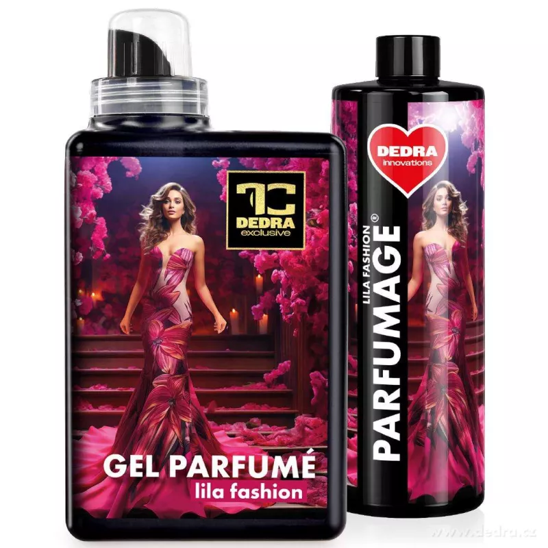 RITUÁL VŮNĚ | lila fashion | pro vůni bez použití aviváže | gel parfumé & parfumage | 1050 ml + 500 ml