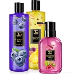 SADA FRUITY  | sprchový gel BLUEBERRY BLISS & TROPICAL DREAM & tekuté mýdlo RHUBARB TWIST |  2+1