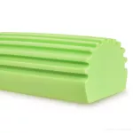 SPONGE POP | chytrá drážkovaná houbička | perfektně stírá & nevíří prach, extra savá | zelená