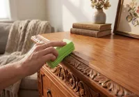 SPONGE POP | chytrá drážkovaná houbička | perfektně stírá & nevíří prach, extra savá | zelená