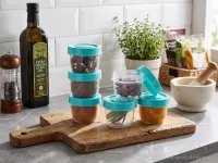 TURQUOISE BOX | sada 6 šroubovacích dóz | 50 ml