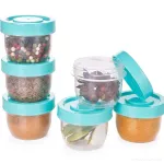 TURQUOISE BOX | sada 6 šroubovacích dóz | 50 ml