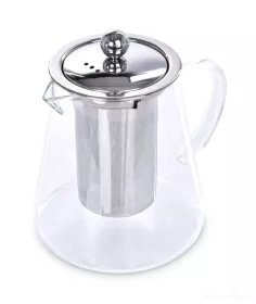 1700 ml skleněná konvice s nerezovým sítkem, BOROSIL GLASS