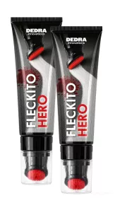 2× FLECKITO HERO | koncentrovaný enzymový odstraňovač skvrn s kartáčkem | 220 ml
