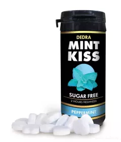 SADA 5+1 | MINT KISS | mátové osvěžující pastilky bez cukru | peppermint + spearmint + peach mint + cassis mint | 28 g x 5 dóz SADA 5+1 | MINT KISS | mátové osvěžující pastilky bez cukru | peppermint + spearmint + peach mint + cassis mint | 28 g x 5 dóz