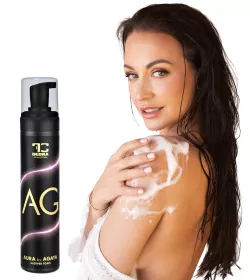 AURA by AGATA | sprchová pěna na mytí těla | jemná & šetrná péče | 250 ml