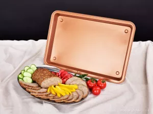 BIOPAN | Hluboký plech s nepřilnavým povrchem | objem 3900 ml | 42 cm