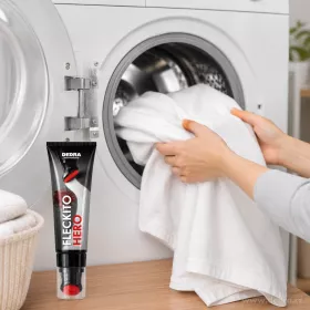 FLECKITO HERO | koncentrovaný enzymový odstraňovač skvrn s kartáčkem | 110 ml