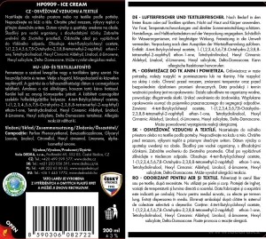 ICE CREAM | Osvěžovač vzduchu & textilií | luxusní parfémový sprej | 200 ml