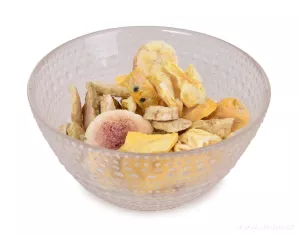 MIX OVOCE: mango, banány, ananas, fíky & marakuja | lyofilizované kousky, ovoce sušené mrazem | 50 g