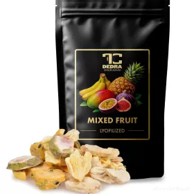 MIX OVOCE: mango, banány, ananas, fíky & marakuja | lyofilizované kousky, ovoce sušené mrazem | 50 g