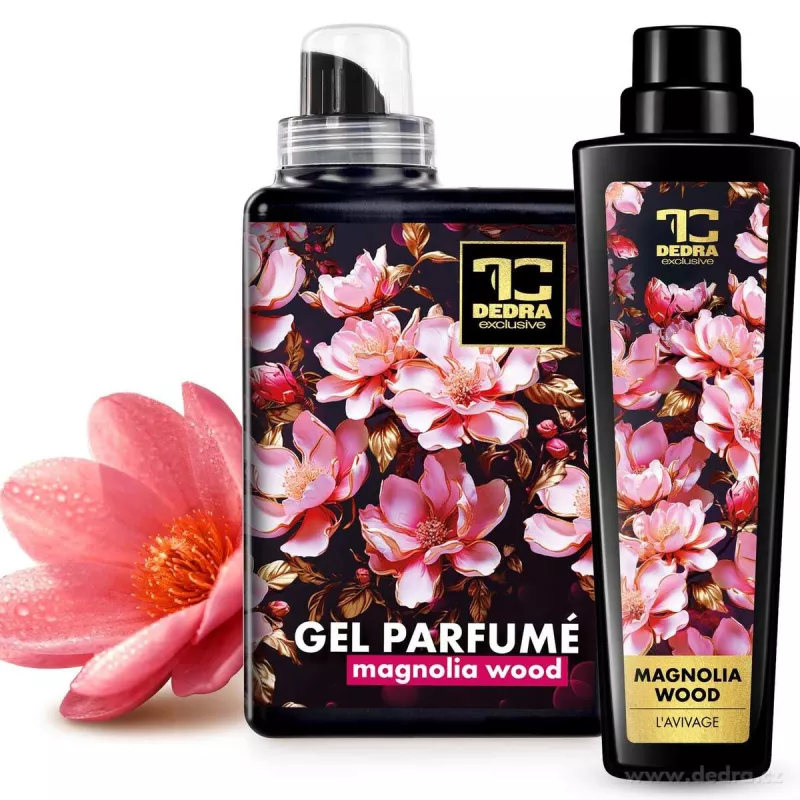 RITUÁL HEBKOSTI | magnolia wood | pro hebké a provoněné prádlo | gel parfumé & aviváž | 1050 ml + 750 ml