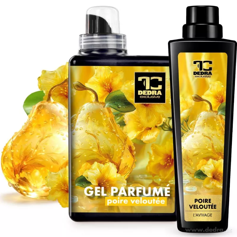 RITUÁL HEBKOSTI | sametová hruška | pro hebké a provoněné prádlo | gel parfumé & aviváž | 1050 ml + 750 ml
