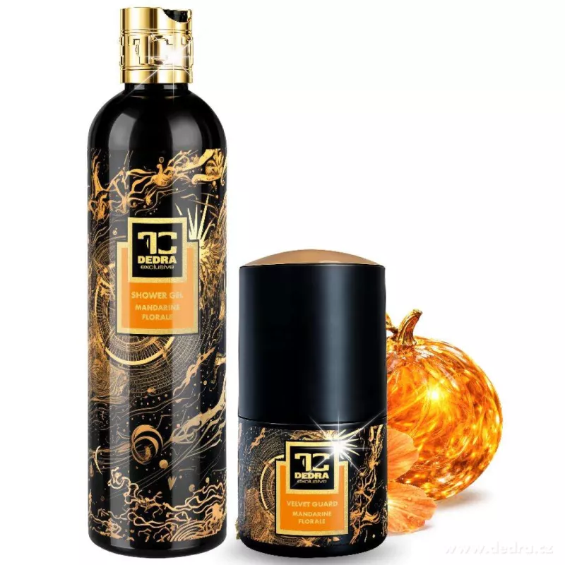RITUÁL SVĚŽESTI | mandarine florale | pro čistý projev bez rušivých tónů | šetrný sprchový gel & deodorant s phyto-antiperspiračním komplexem | 320 ml + 75 ml