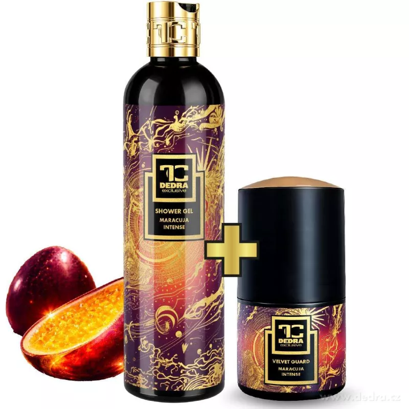 RITUÁL SVĚŽESTI | maracuja intense | pro čistý projev bez rušivých tónů | šetrný sprchový gel & deodorant s phyto-antiperspiračním komplexem | 320 ml + 75 ml