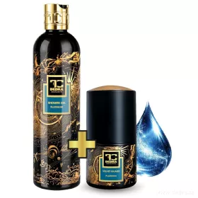 RITUÁL SVĚŽESTI | platinum | pro čistý projev bez rušivých tónů | šetrný sprchový gel & deodorant s phyto-antiperspiračním komplexem | 320 ml + 75 ml