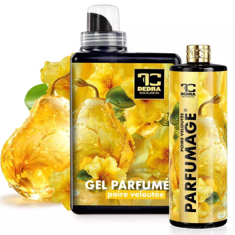 RITUÁL VŮNĚ | sametová hruška | pro intenzivní vůni prádla | gel parfumé & parfumage | 1050 ml + 500 ml