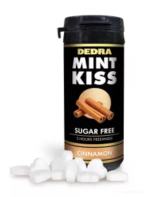SADA 5+1 | MINT KISS | mátové osvěžující pastilky bez cukru | peppermint + spearmint + peach mint + cassis mint | 28 g x 5 dóz SADA 5+1 | MINT KISS | mátové osvěžující pastilky bez cukru | peppermint + spearmint + peach mint + cassis mint | 28 g x 5 dóz