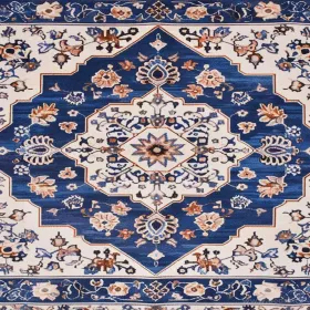 SPA | ULTRASAVÁ křemelinová předložka | rychleschnoucí & protiskluzová | 80 × 50 cm | blue ornament