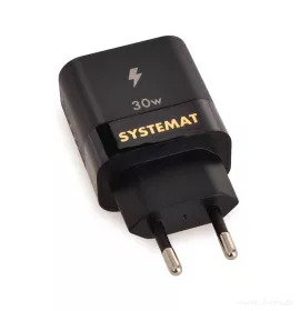 SYSTEMAT | Dvojitá rychlonabíječka USB-A + USB-C | 30 W