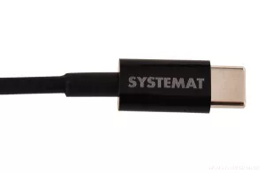 SYSTEMAT | Kvalitní rychlonabíjecí kabel | USB-C / USB-C | pro rychlé nabíjení i přenos dat | 2 m