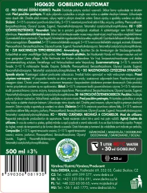 GOBELINO AUTOMAT | nepěnivý šampon na strojní čištění koberců & čalounění | 500 ml