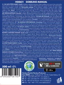 GOBELINO MANUAL | pěnivý šampon na ruční čištění koberců & čalounění | 500 ml