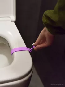 PRKNOZDVIH | Hygienické poutko na WC prkénko | Zvedátko na toaletní prkénko
