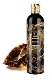 SMYSLNÝ RITUÁL | 2× exkluzivní šetrný sprchový gel s glycerinem & Aloe vera | OBSIDIAN BLACK & MAGNOLIA WOOD | 320 ml ×2