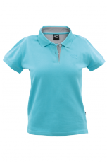 Piqué polo azure/azurové for women 280g/m2