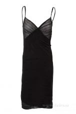 PAREONCCINI zavinovací šaty černé