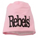 REBELS čepice obvod 54 cm pink s černým