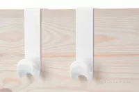 2 ks háčků na dvířka skříní a skříněk délka 12 cm