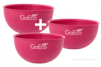 Mini miska "S" GoEco, objem 200 ml fuchsiová