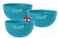 Mini miska "S" GoEco, objem 200 ml tyrkysová