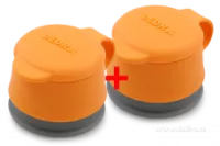 Uzávěr na sáčky oranžový průměr cca 5 cm