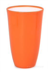 Plastový kelímek 600 ml, oranžový