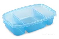 Triobox modrý dóza na potraviny 800 + 300 + 300 ml