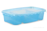 Triobox modrý dóza na potraviny 800 + 300 + 300 ml