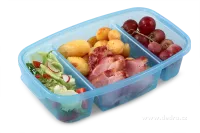 Triobox modrý dóza na potraviny 800 + 300 + 300 ml