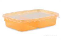 Duobox 500ml+300ml dóza na potraviny oranžový