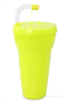 Kelimero s brčkem 900 ml, jasně zelené