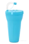 Kelimero s brčkem 900 ml,nebesky modré