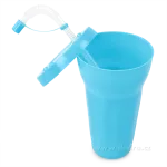 Kelimero s brčkem 900 ml,nebesky modré