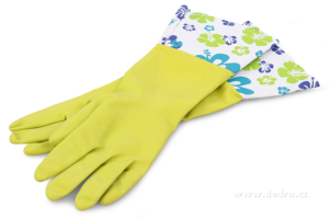 FLOWER dlouhé úklidové rukavice