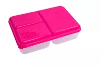 TRIOBOX 3 in 1 300 + 300 + 700 ml dóza na potraviny, růžový