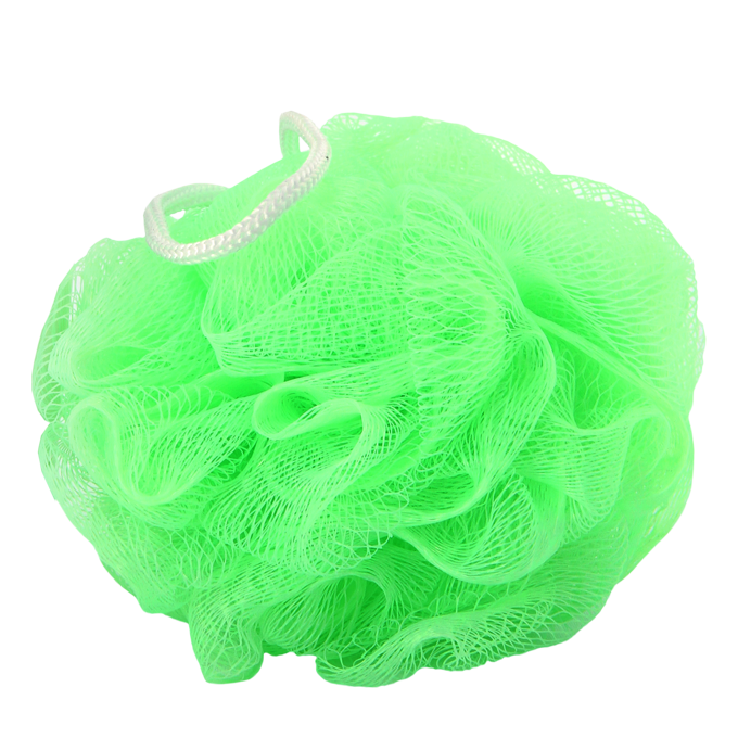 Mycí puff zelený průměr cca 12 cm